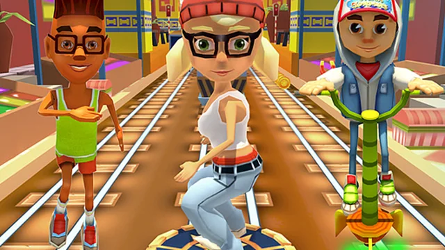 Train subway surfers