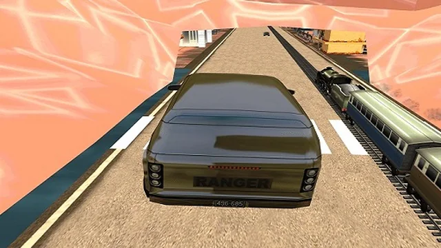Train vs Super Car Racing Game game thumbnail