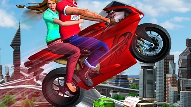 Tricky Bike Crazy Stunt Dead Mission Game game thumbnail