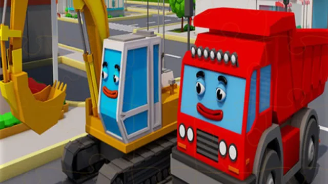 Trucks and Digger Jigsaw game thumbnail