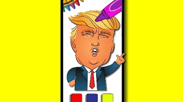 Trump Coloring Time