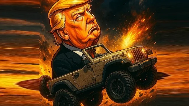 Trump Wheelie Challenge game thumbnail