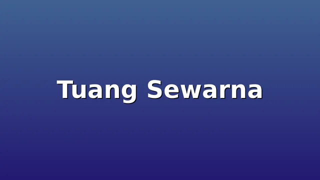 Tuang Sewarna