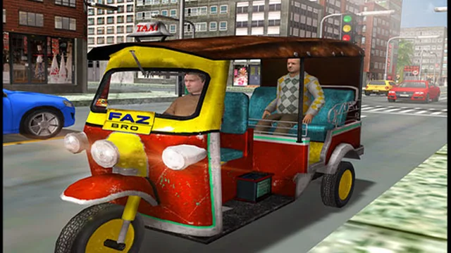 Tuk Tuk Auto Rickshaw Driver: Tuk Tuk Taxi Driving