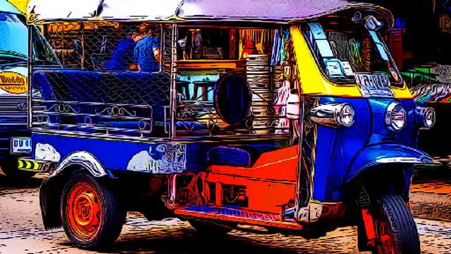 Tuk Tuk Tricycle Puzzle