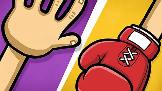 Two Player Red Hands Game