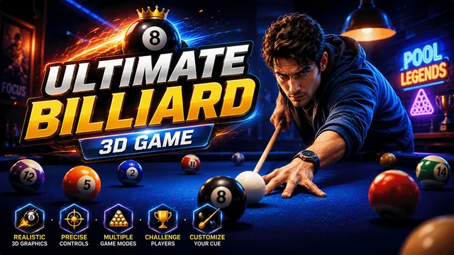 Ultimate Billiard 3D Game game thumbnail