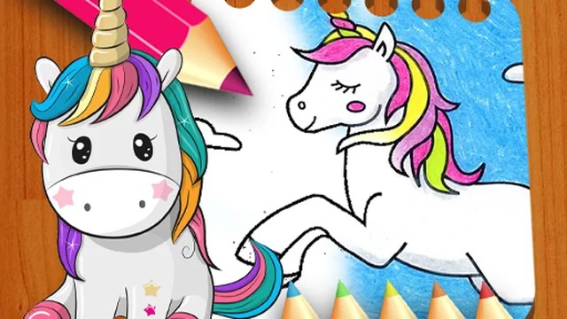 Unicorn Coloring Book