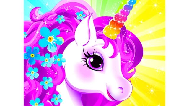Unicorn Dress Up like Princess