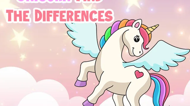 Unicorn Find The Differences