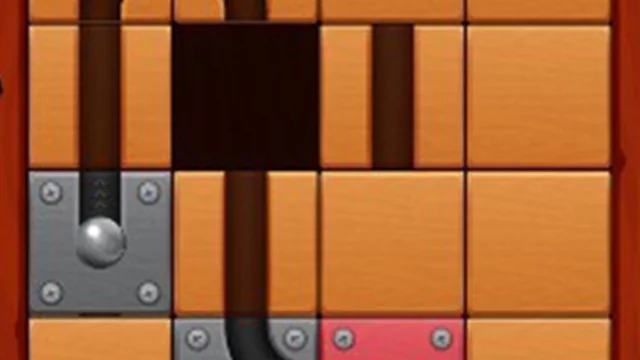 Unroll Ball Slide Puzzle