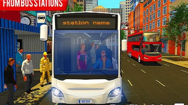 US City Pick Passenger Bus Game