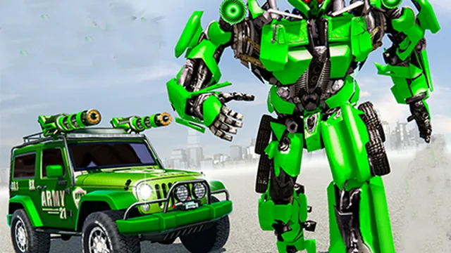 US Police Car Real Robot Transform