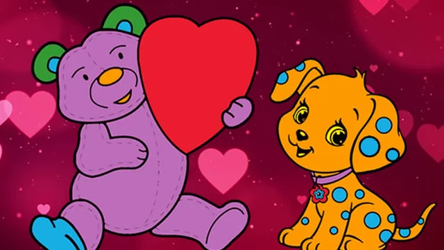 Valentine Pets Coloring Book game thumbnail
