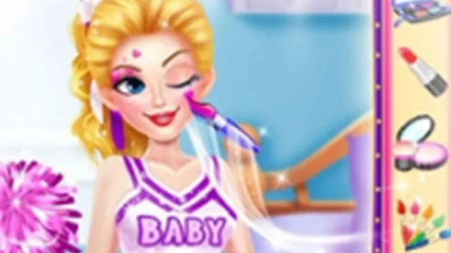 Vampire Princess Cheerleader Girl Makeover