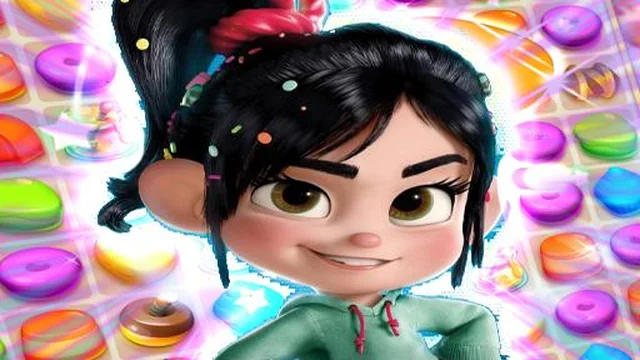 Vanellope Von Schweetz Match 3 Puzzle