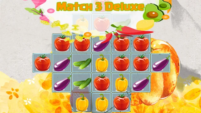 Vegetables Match 3 Deluxe
