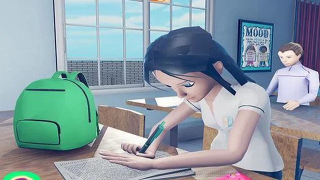 Virtual High School Girl Game- School Simulator 3D game thumbnail