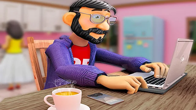 Virtual Work online From Home Simulator