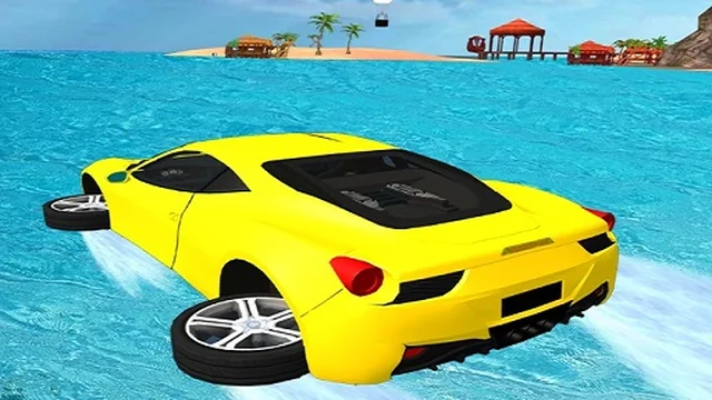 Water Surfing Car Stunts Game 3D game thumbnail