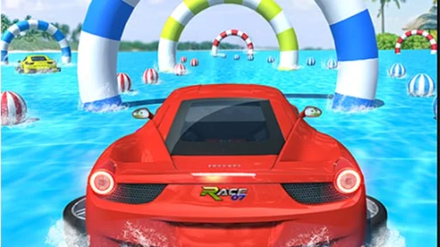 Water Surfing Car Stunts game thumbnail