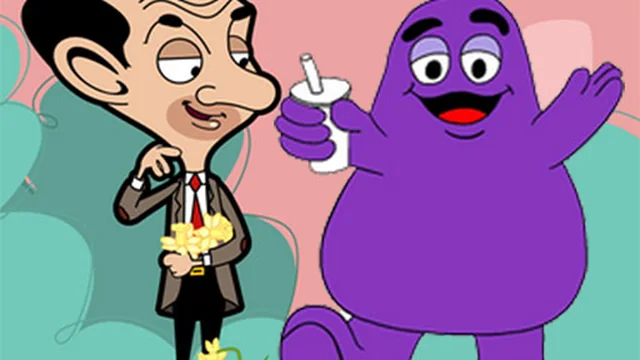 When Mr Bean meet Grimace