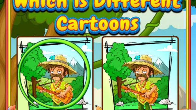Which Is Different Cartoon