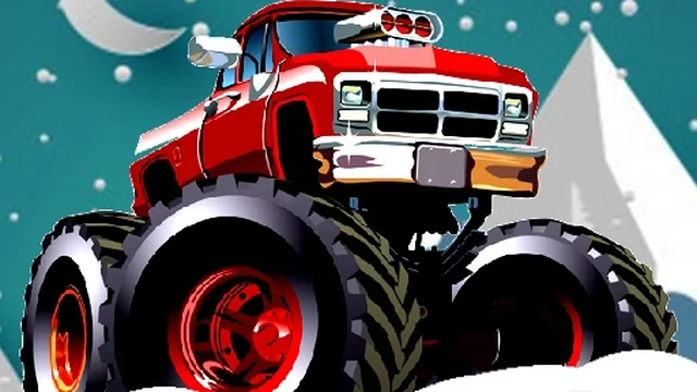 Winter Monster Trucks Race game thumbnail