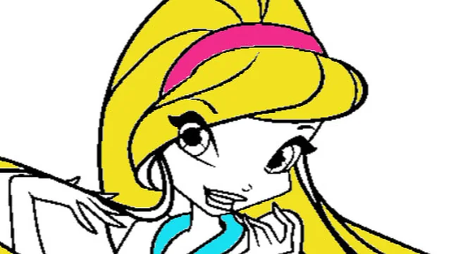 Winx Coloring Page Game