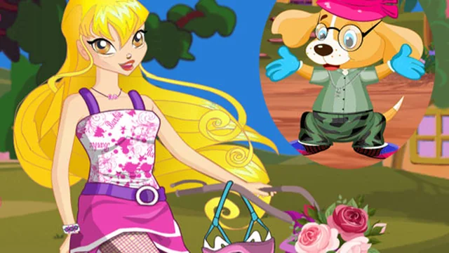 Winx Stella and Puppy