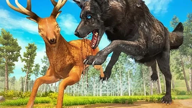 Wolf Simulator Forest Hunt 3D