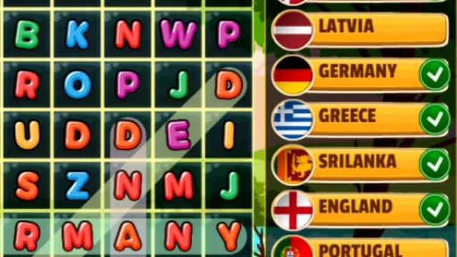 Word Search Countries