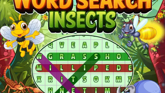 Word Search Insects