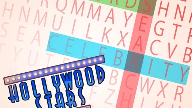 Words Search : Hollywood Stars