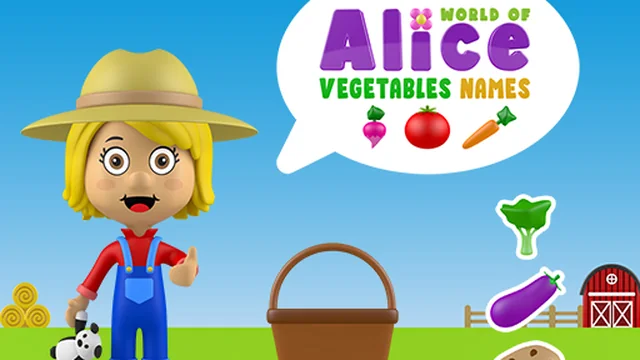 World of Alice   Vegetables Names