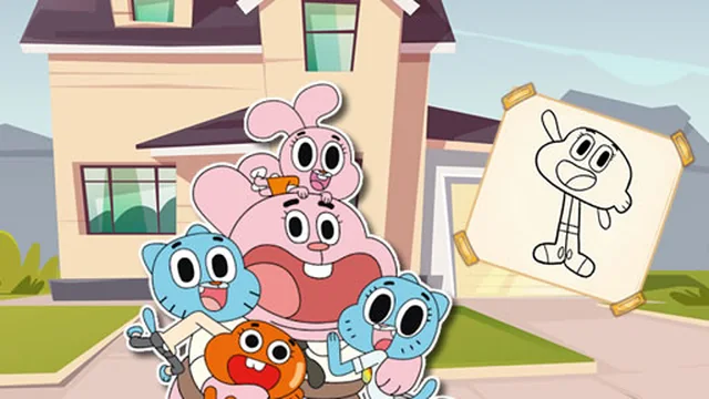 World Of Gumball Coloring Game
