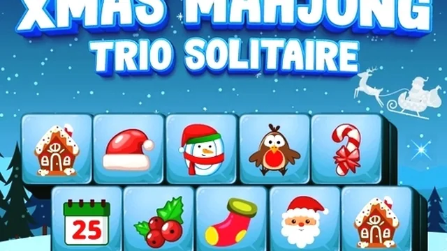 Xmas Mahjong Trio Solitaire