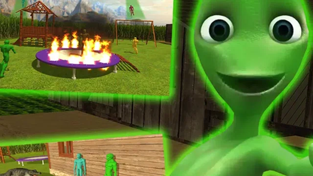 Yellow Alien Escape!