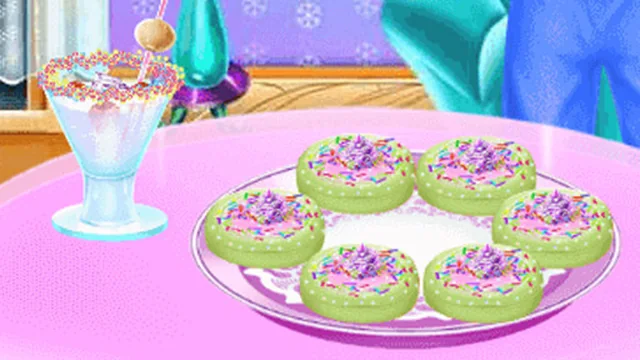 Yummy Rainbow Donuts Cooking