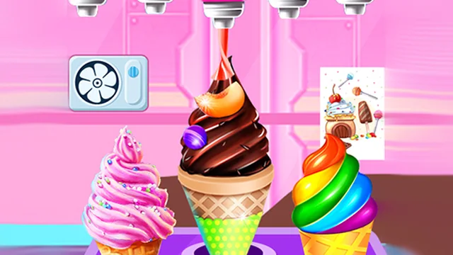 Yummy Waffle Ice Cream