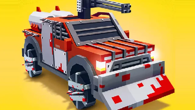 Zombie Derby: Blocky Roads Online