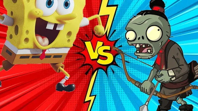 Zombie Vs SpongeBoob game thumbnail